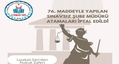 Sınavsız MEB şube müdürü atamalarına iptal kararı