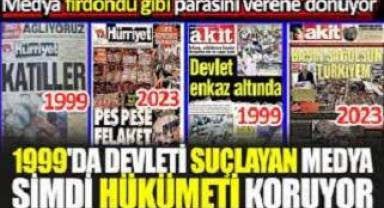 1999 yılı deprem manşetleri... 24 yılda hiçbir şeyin değişmediğinin delili