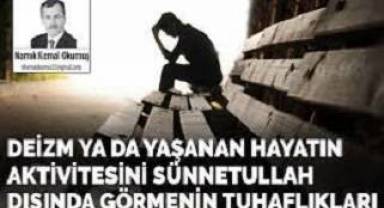 Deizm ya da yaşanan hayatın aktivitesini sünnetullah dışında görmenin tuhaflıkları