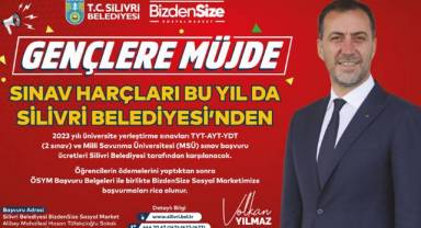 Silivri Belediyesi öğrencilerin sınav ücretlerini karşılıyor