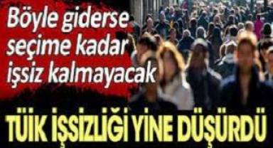 TÜİK işsizliği düşürdü!