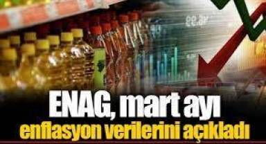 ENAG mart ayı enflasyon verilerini açıkladı