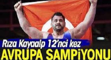 Güreşçilerin Kralı Rıza Kayaalp 12'nci kez Avrupa Şampiyonu!