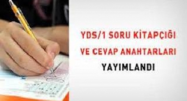 YDS temel soru kitapçığı ve cevap anahtarı yayımlandı