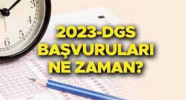 DGS başvuru kılavuzu yayınlandı mı? 2023 Dikey Geçiş Sınavı DGS ne zaman?