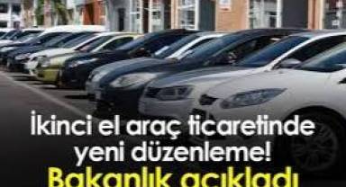 İkinci el araç ticaretinde yeni düzenleme