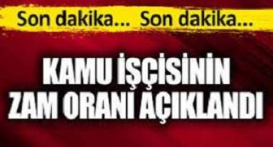 Kamu işçisine yüzde 45 seçim zammı.