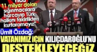 Zafer Partisi Genel Başkanı Ümit Özdağ: 