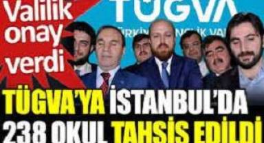 İstanbul Valiliği'nin onayıyla TÜGVA'ya 238 okul tahsis edildi