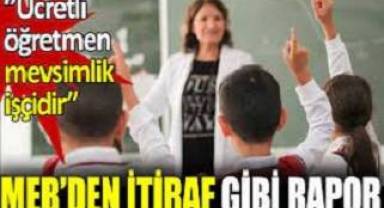 MEB'in itiraf raporu