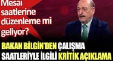 Mesai saatlerine düzenleme mi geliyor