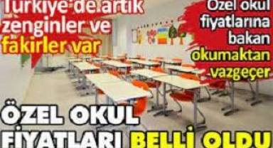 Özel okul fiyatları ateş pahası oldu
