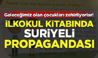 Ders kitabında sığınmacı propagandası
