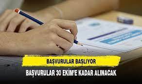 Kaymakamlık Giriş Sınavına başvurular başladı