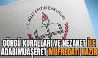 Ortaokulda ‘Görgü kuralları’ lisede ‘Adabımuaşeret’