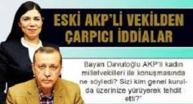 AKP’den ihraç edilen eski Kayseri Milletvekili Prof. Dr. Pelin Gündeş Bakır‘dan çarpıcı iddialar geldi.