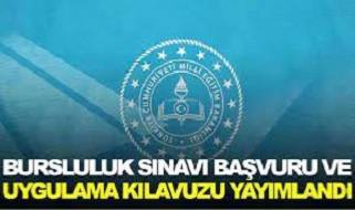 İlköğretim ve Ortaöğretim Kurumları Bursluluk Sınavı kılavuzu yayımlandı
