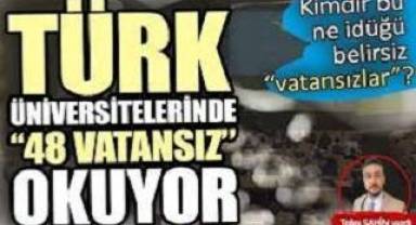 Türk Üniversitelerinde 196 ülkeden kayıtlı uyrukları belli 336 bin yabancı ve 48 vatansız okuyor!