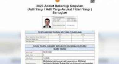 Türkiye birincisi hakim adayından Adalet Bakanlığı'na dava: Yazılıda rekor kırdı mülakatta yok sayıldı