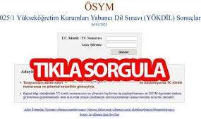 YÖKDİL sonuçları açıklandı!