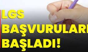 LGS başvuruları başladı!