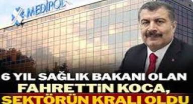 6 yıl Sağlık Bakanlığı yaptı 12 dev hastane kondurdu
