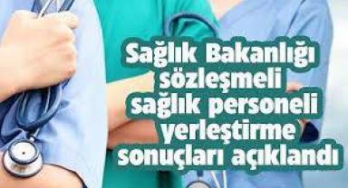 ÖSYM Sağlık Bakanlığı Sözleşmeli Sağlık Personeli yerleştirme sonuçlarını açıkladı!