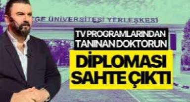 Ünlü doktorun diploması sahte çıktı… Para karşılığı almış!