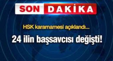 24 ilin başsavcısı değişti!