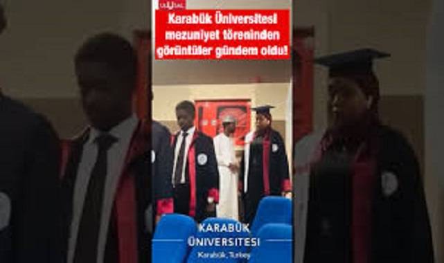 Adres Karabük: Mezuniyet görüntüleri gündem oldu!