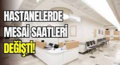 Hastanelerde mesai saatlerinde değişikliğe İstanbul Tabip Odası'ndan tepki