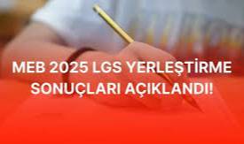 LGS yerleştirme sonuçları açıklandı!