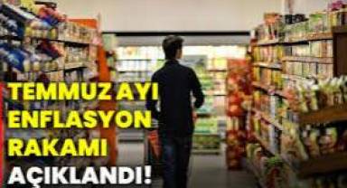 Temmuz ayı enflasyon verileri açıklandı