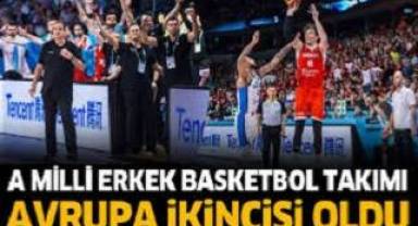 A Milli Basketbol Takımı Avrupa ikincisi