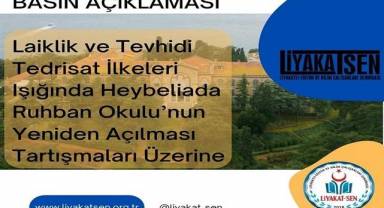 Heybeliada Ruhban Okulu´nun Yeniden Açılması Tartışmaları Üzerine Eğitim Sendikasının Basın Açıklaması