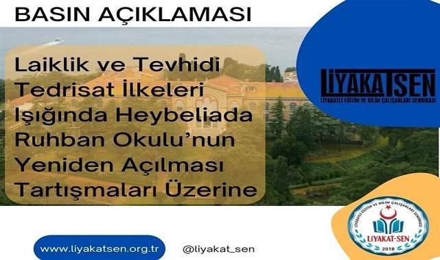 Heybeliada Ruhban Okulu´nun Yeniden Açılması Tartışmaları Üzerine Eğitim Sendikasının Basın Açıklaması