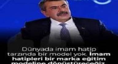 'İmam hatipleri dünya markası yapacağız' diyen Bakan Tekin çocuğunu özel okula gönderdi