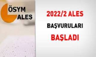 ALES başvuruları başladı