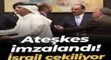 Hamas ve İsrail imzaladı: Gazze’de ateşkes yürürlükte
