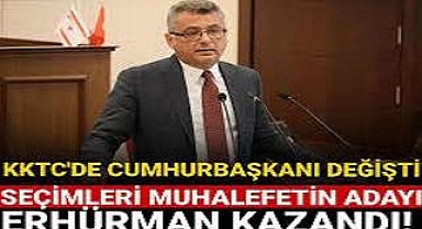 Kuzey Kıbrıs'ta seçimi Tufan Erhürman kazandı