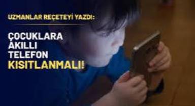 13 yaş altına akıllı telefon yasağı önerisi
