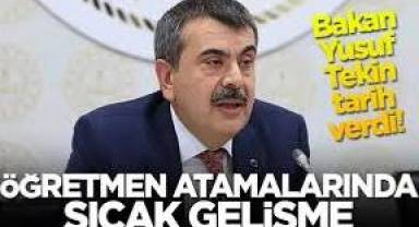 15 bin öğretmen ataması ne zaman açıklanacak?