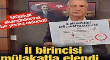 İl birincisi mülakatla elendi...