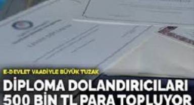 e-Devlet vaadiyle büyük tuzak: Diploma dolandırıcıları 500 bin TL'ye kadar para topluyor