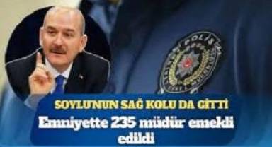 Emniyette 235 müdür emekli edildi