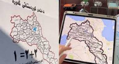 IKBY okullarının duvarlarında Türkiye’yi bölen harita skandalı!