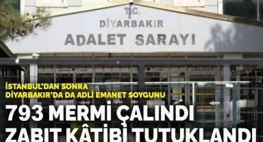 İstanbul’dan sonra Diyarbakır’da da adli emanet soygunu: 793 mermi çalındı