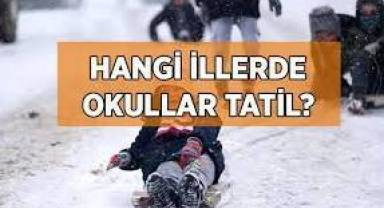 Kardan Dolayı Eğitime Ara Verilen İller