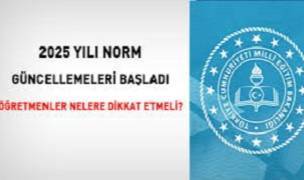 MEB’den norm kadro belirlemeleri için yeni genelge!