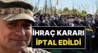 Teğmenlerin komutanının ihraç kararı iptal edildi